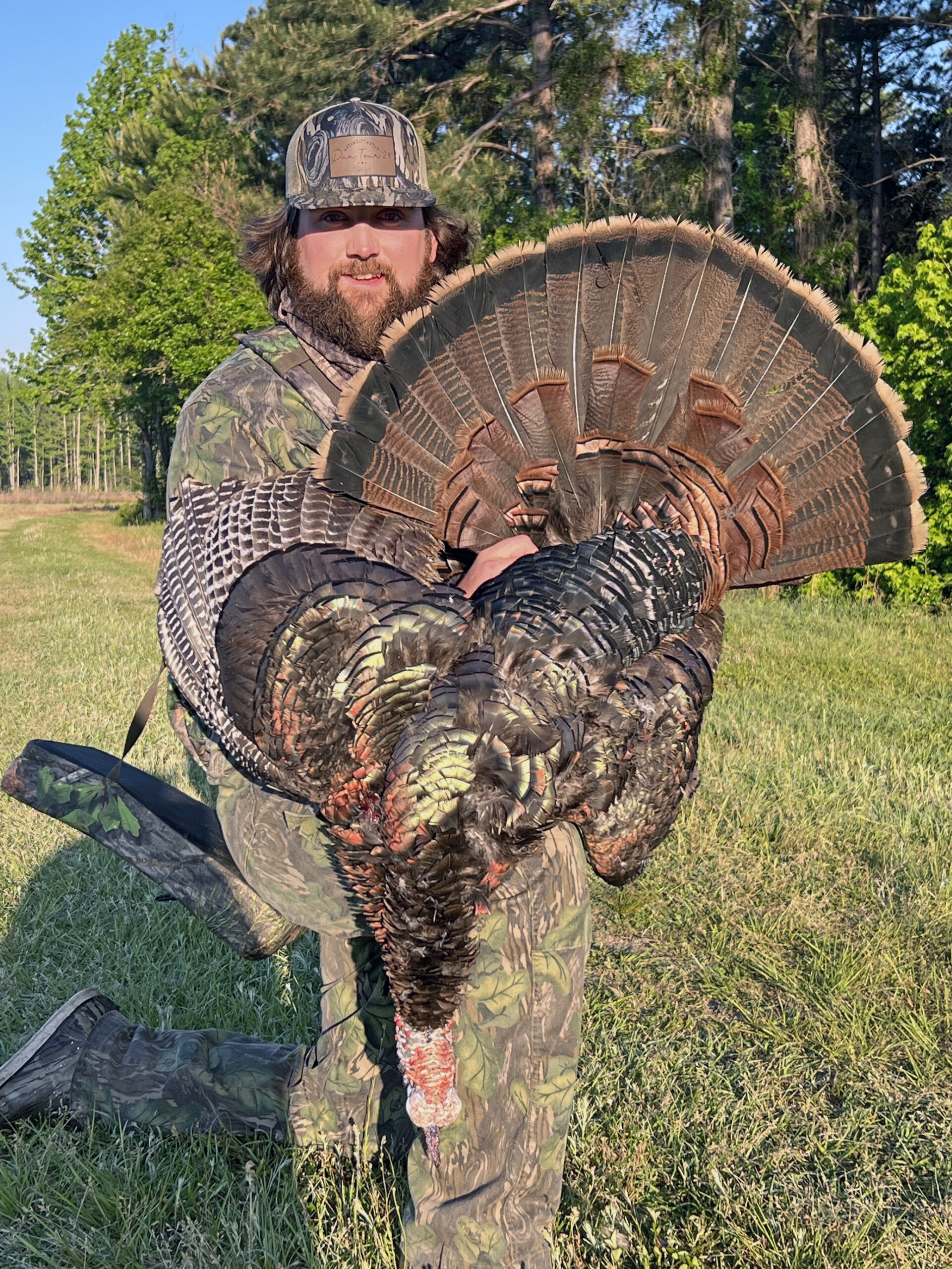Deep South Hunting Services Turkey Hunter Center Shot